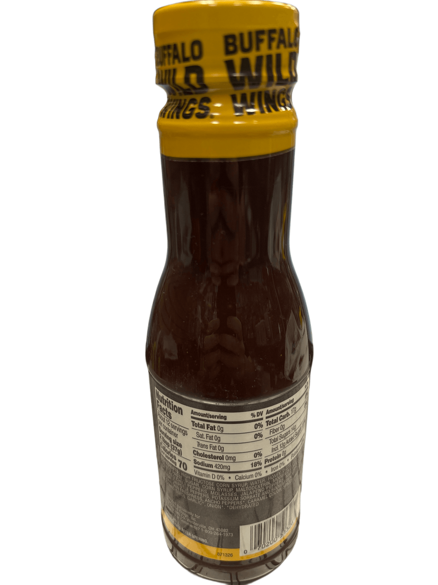 Buffalo Wild Wings Honey BBQ Sauce 12OZ