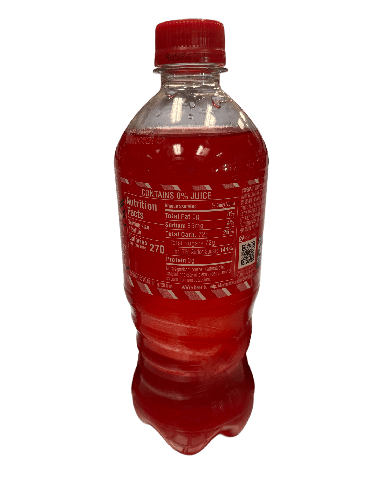 Mountain Dew Star Spangled Splash Bottle 591ML