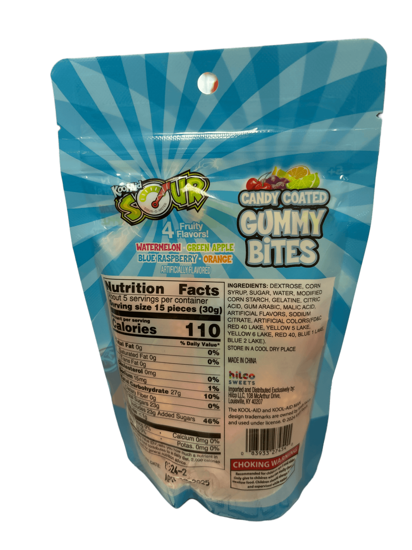 Kool Aid Sour Candy Coated Gummy Bites 5.5OZ