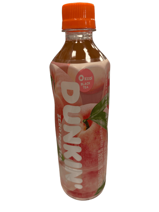 Dunkin Zero Iced Tea White Peach Korean Edition 500ml