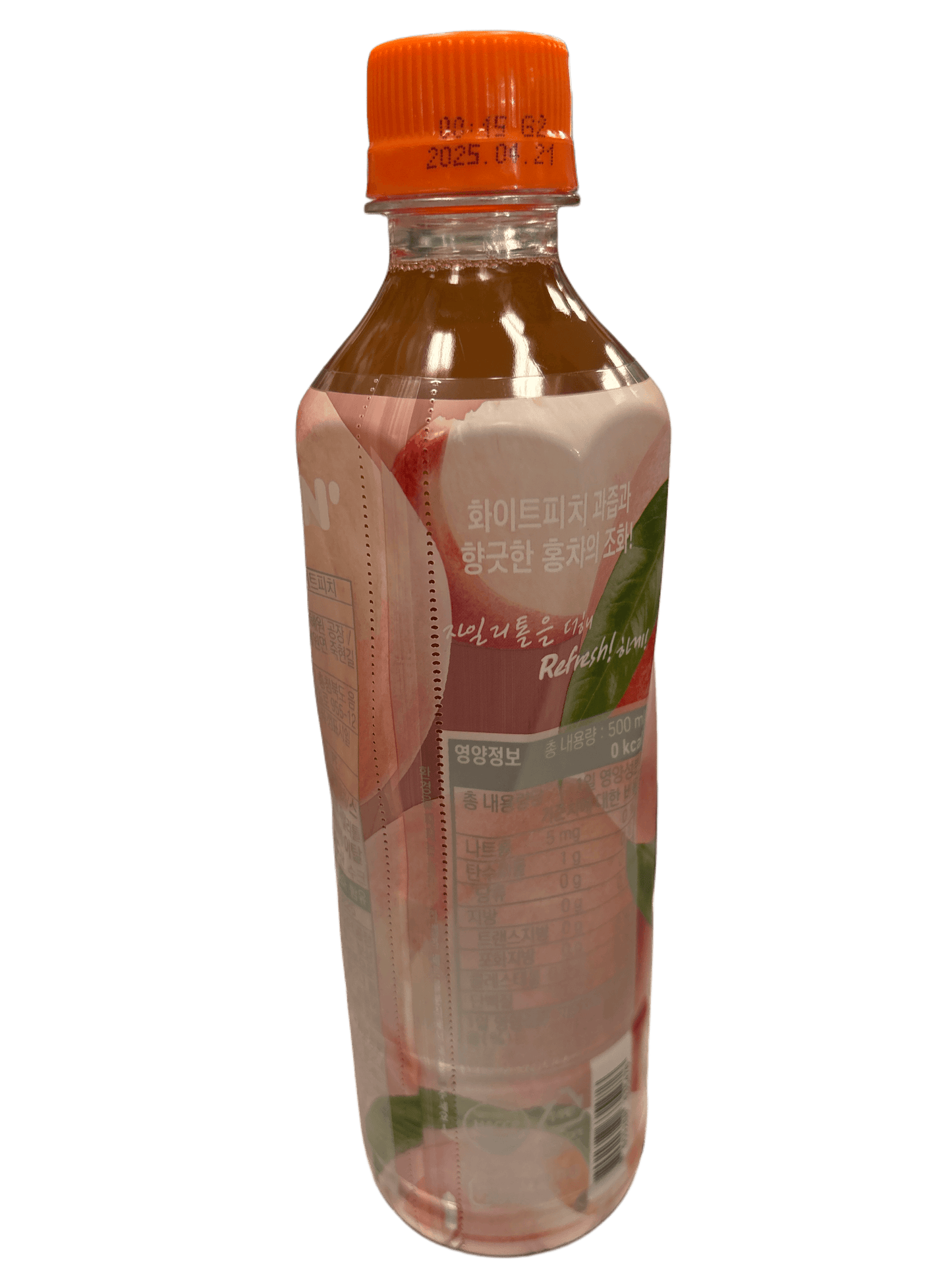 Dunkin Zero Iced Tea White Peach Korean Edition 500ml