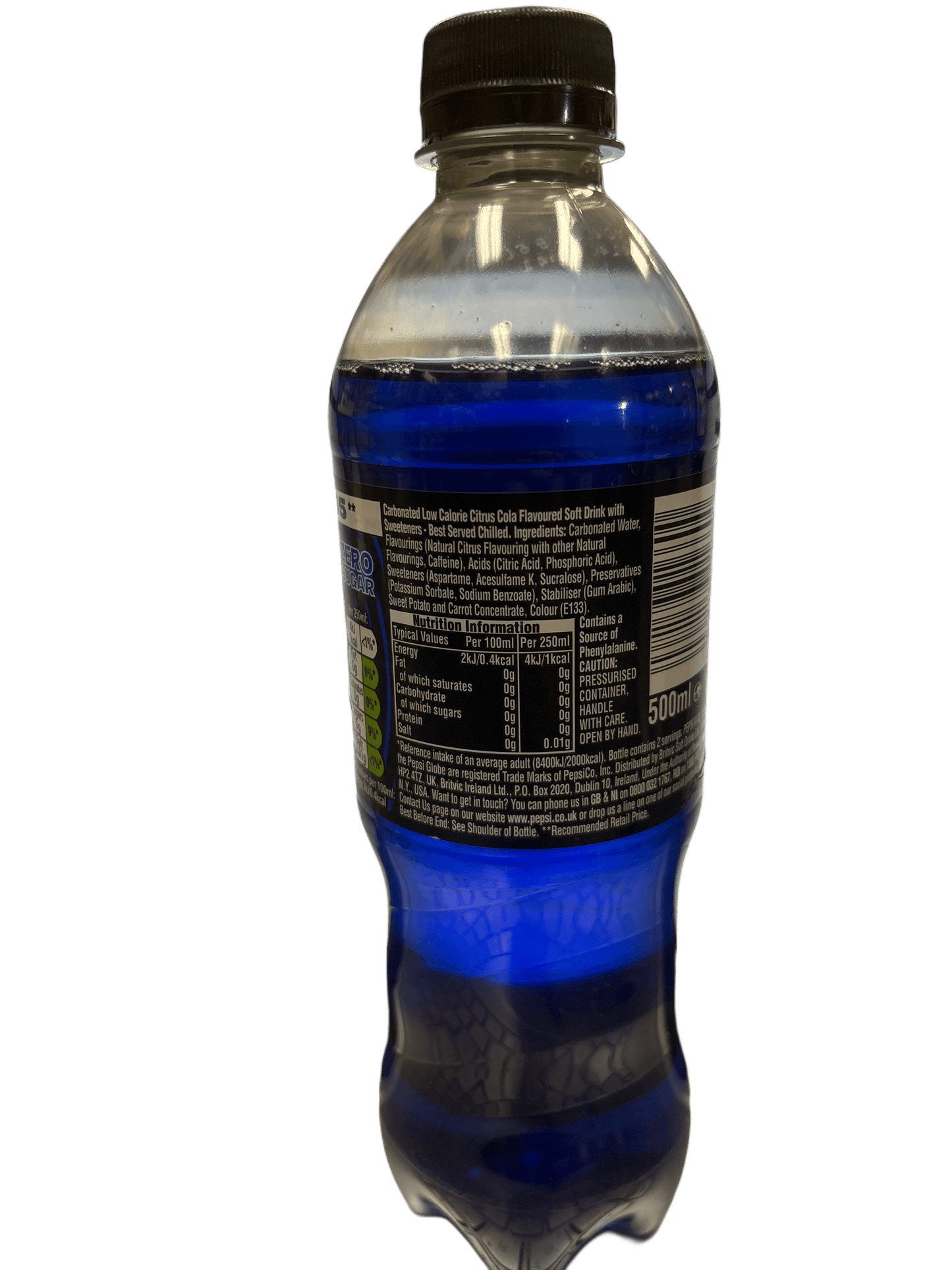 Pepsi Blue Electric Zero Sugar 500ML Limited Edition