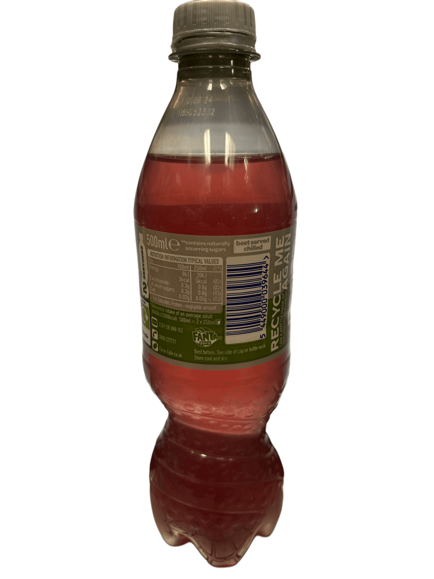 Fanta Zero Watermelon Bottle 500ML