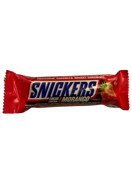 Snickers Morango Strawberry 42g Brazil Edition