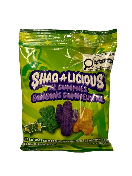 Shaq A Licious XL Sour Gummies 175G - Shaq Edition