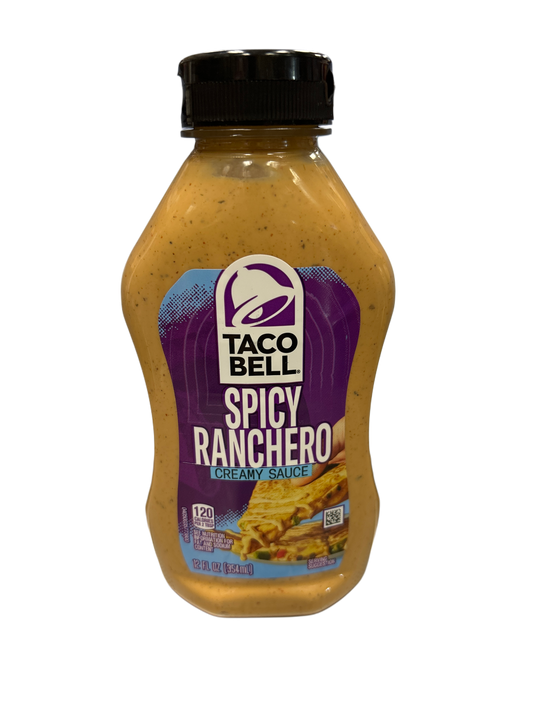 Taco Bell Spicy Ranchero Creamy Sauce 12OZ