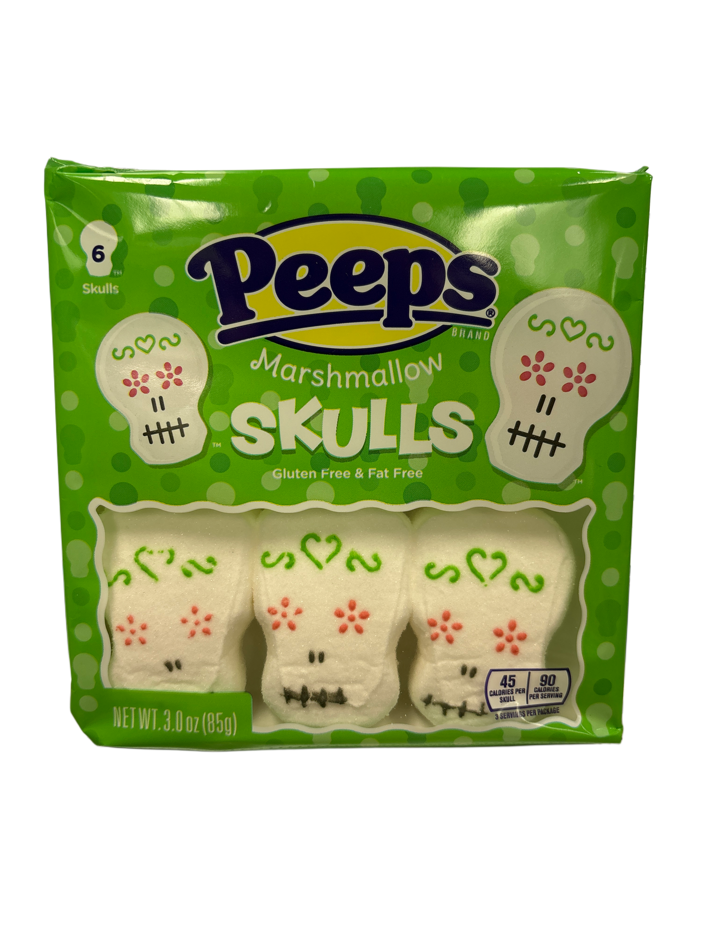 Peeps Marshmallow Halloween Skulls 3OZ