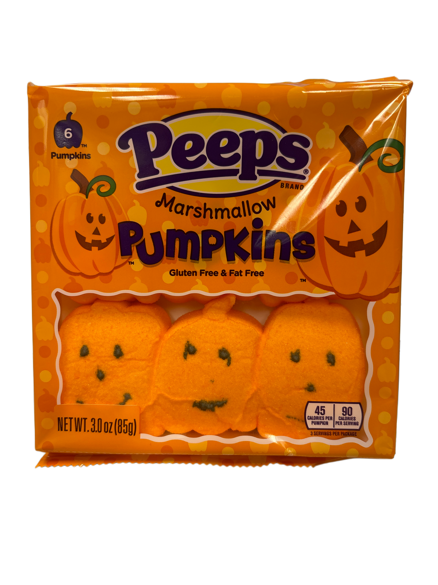 Peeps Marshmallow Halloween Pumpkins 3OZ