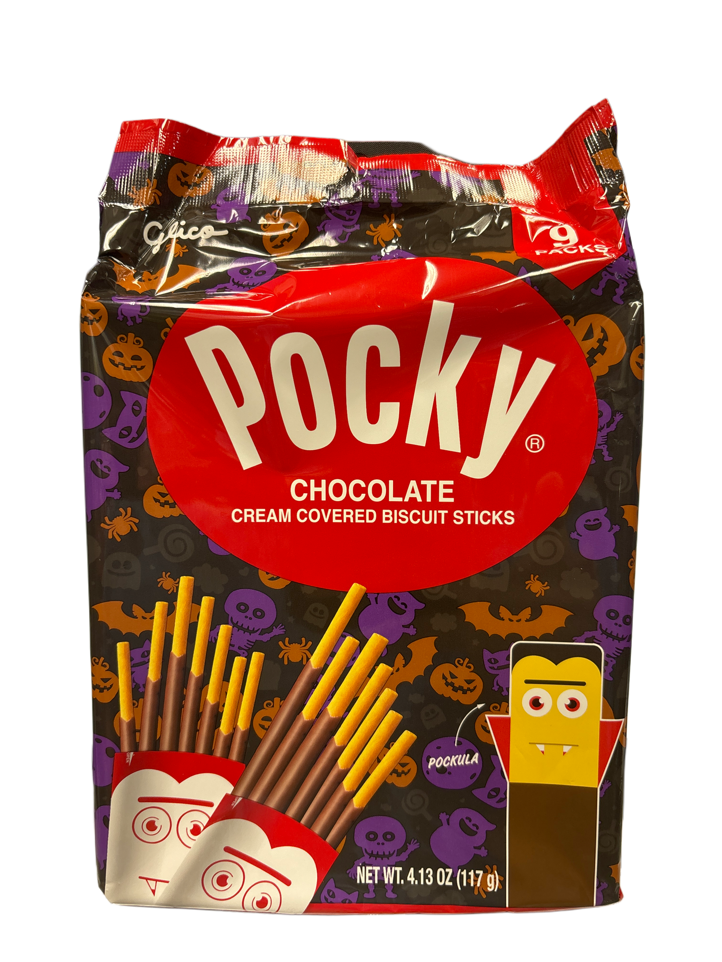 Pocky Halloween Chocolate Cream Covered Biscuits Sticks 4.13OZ