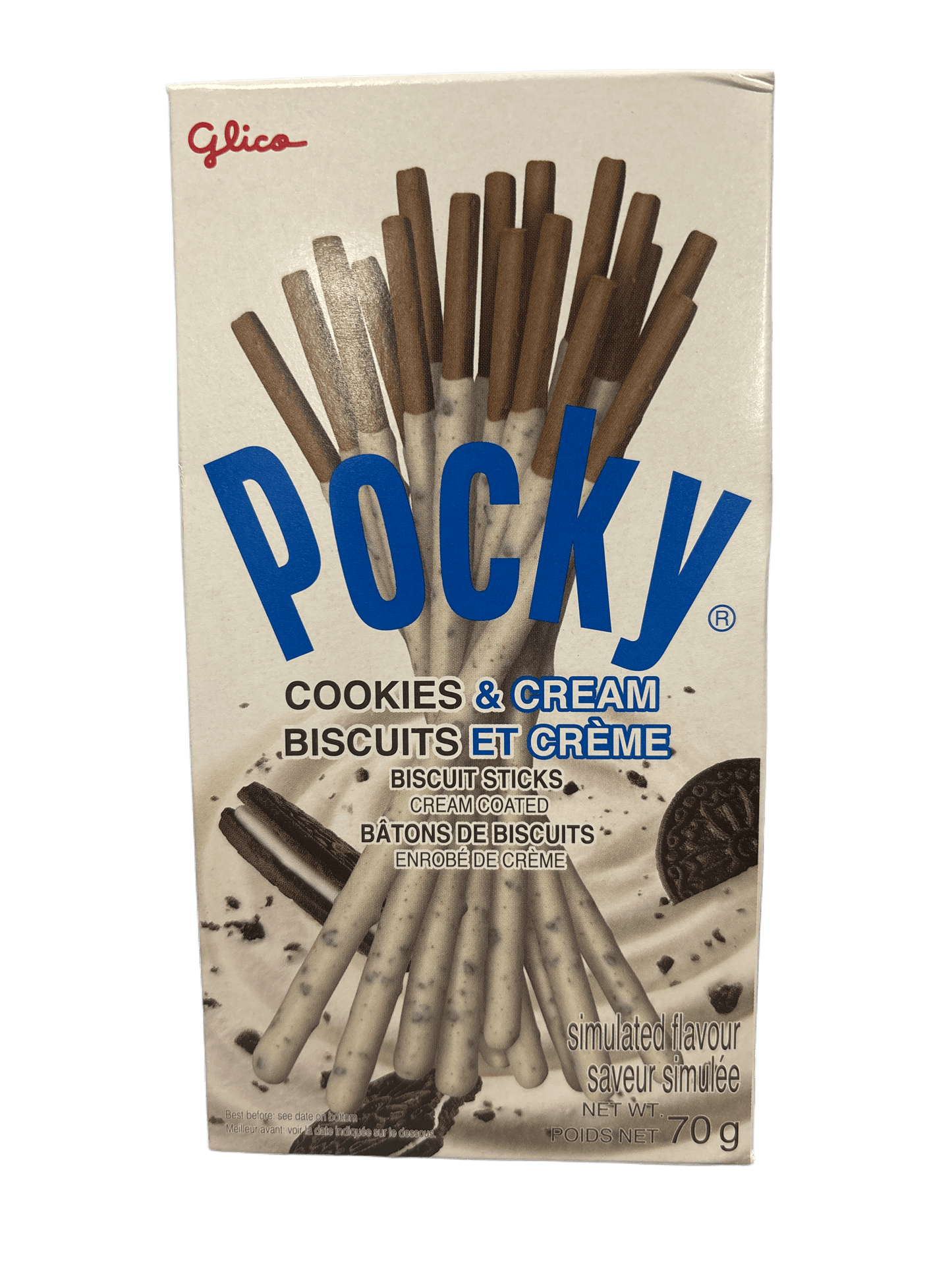 Pocky Cookies & Cream Biscuit Sticks 70G