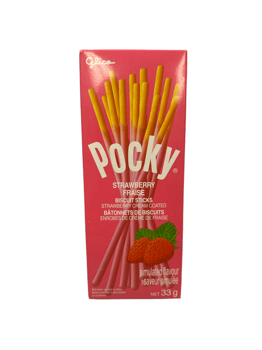 Pocky Strawberry Biscuit Sticks 33G