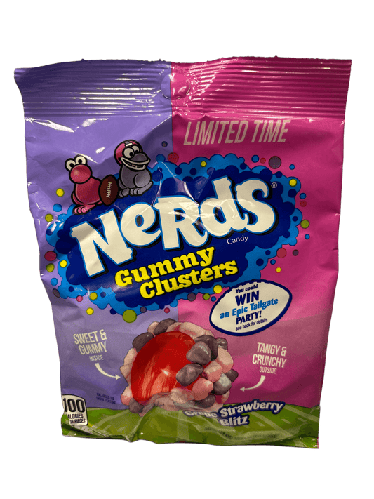 Nerds Gummy Clusters Grape Strawberry Blitz - 5OZ