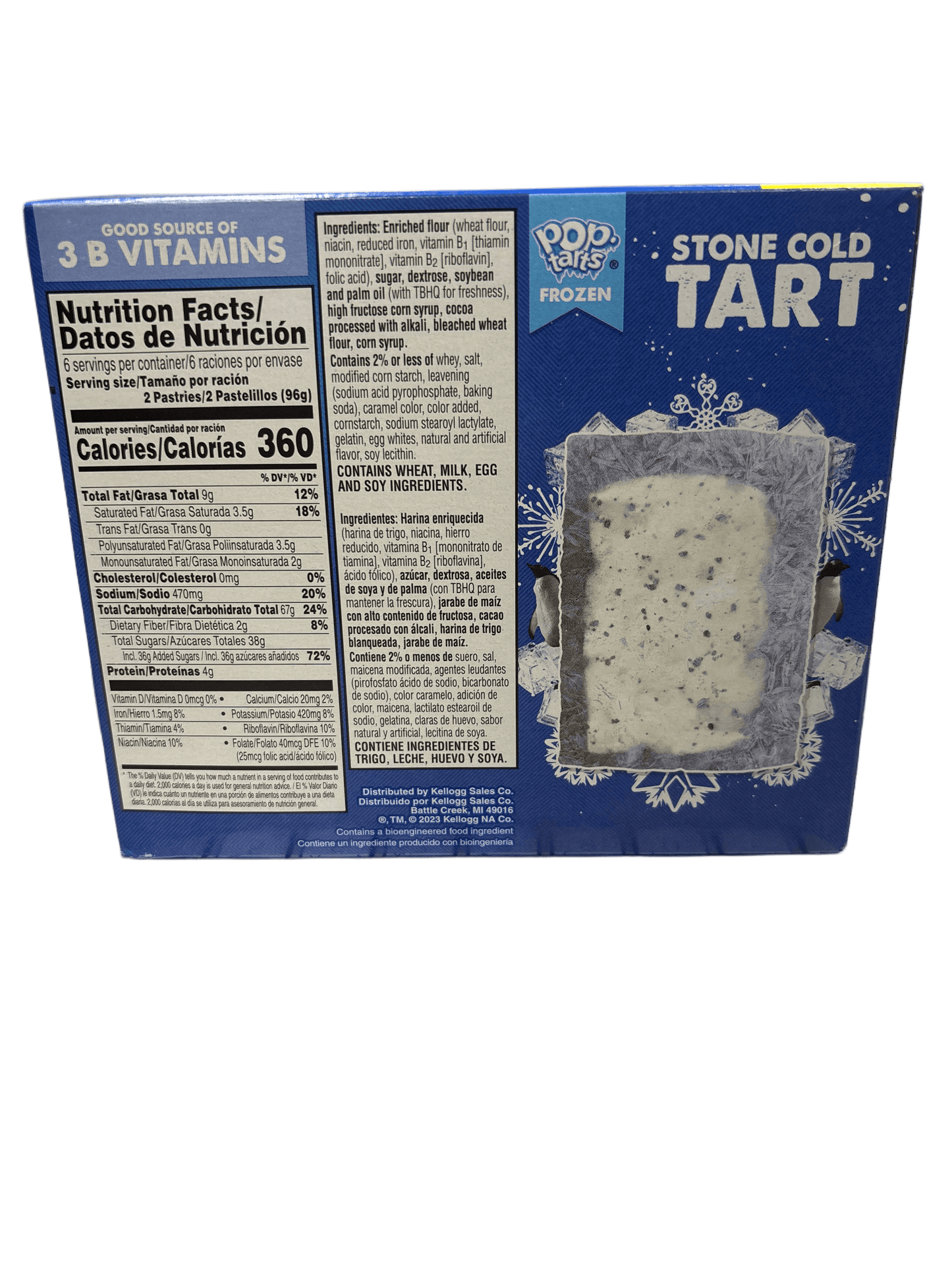 Pop Tarts Frosted Cookies & Creme 12 Pack