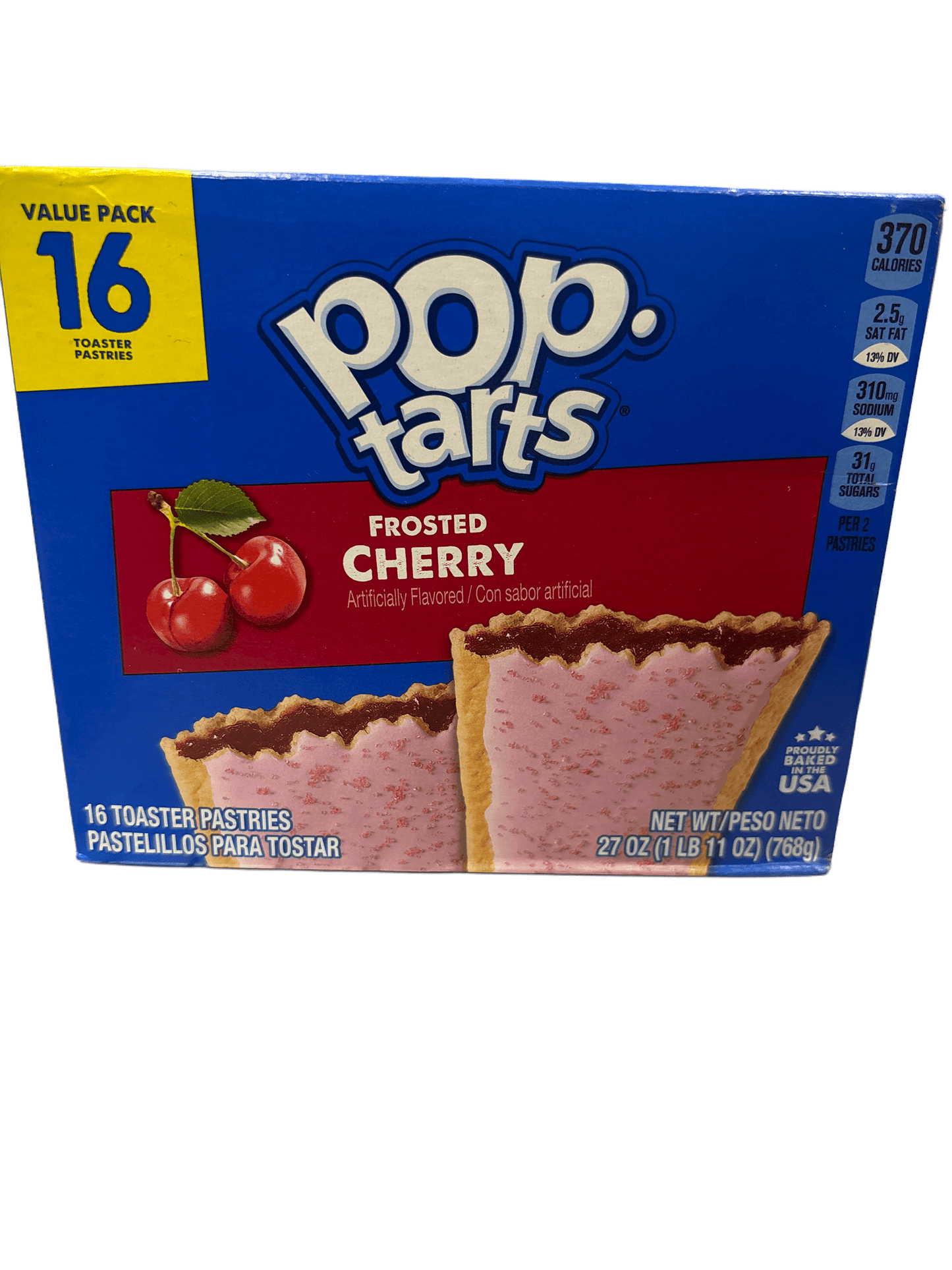 Pop Tarts Frosted Cherry 16 Pack