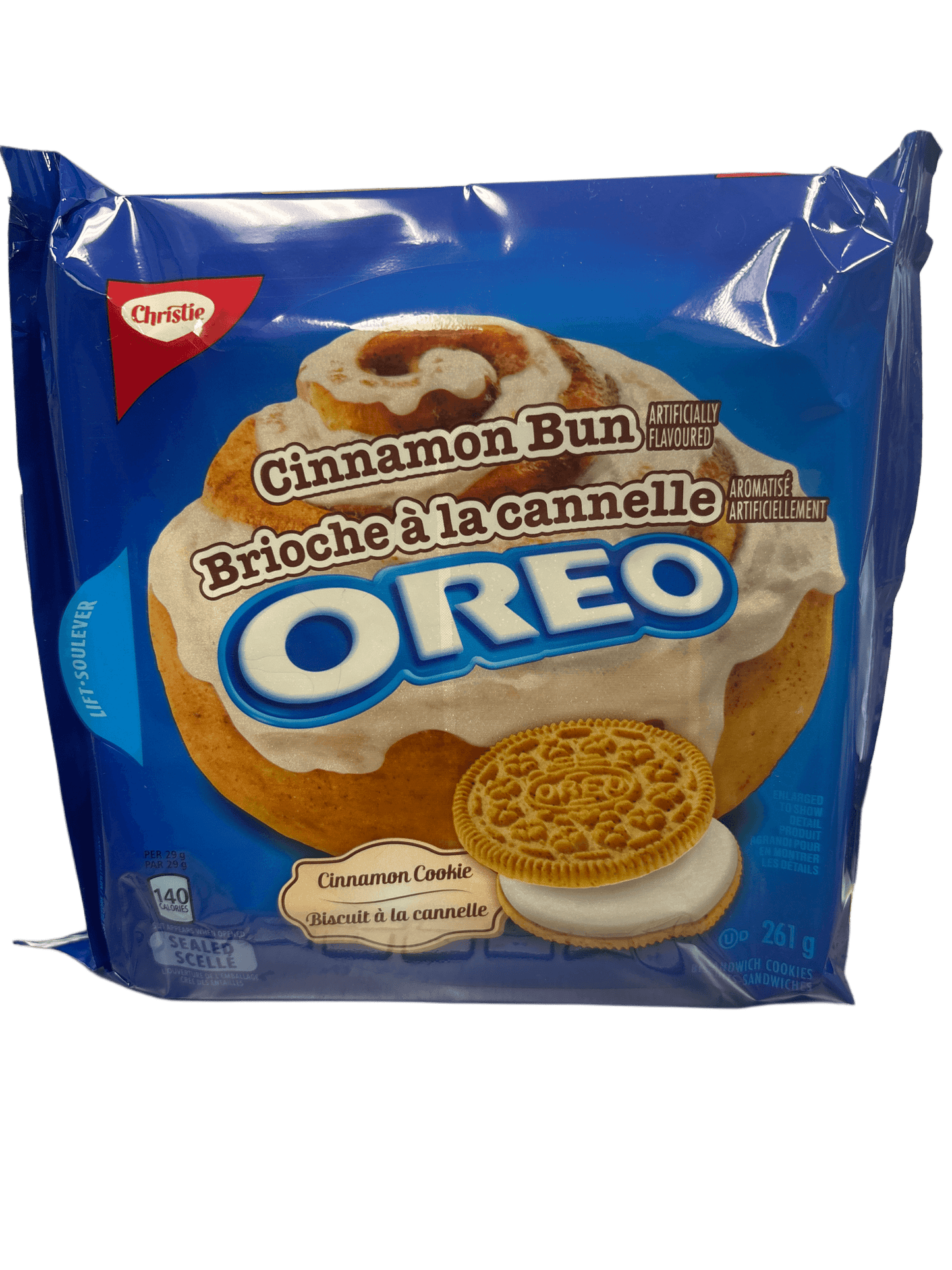 Oreo Cinnamon Bun Cookie 261G - Canadian Edition