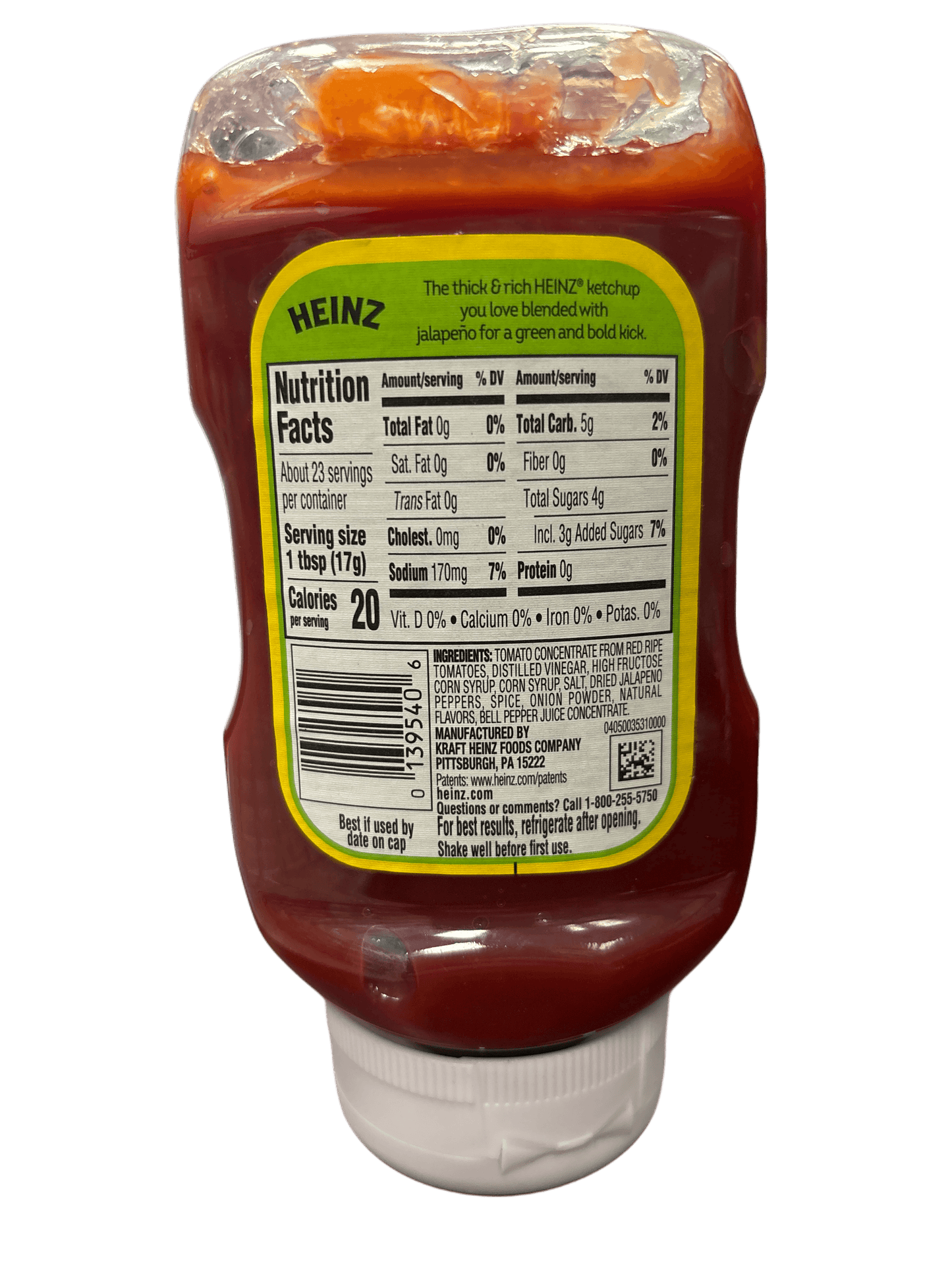 Heinz Jalapeno Tomato Ketchup 14OZ