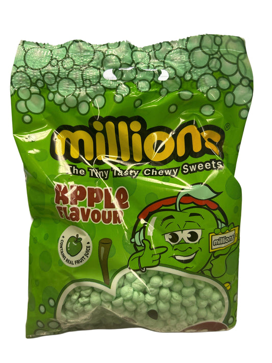 Millions Tiny Tasty Chewy Sweets Apple Flavor 110G