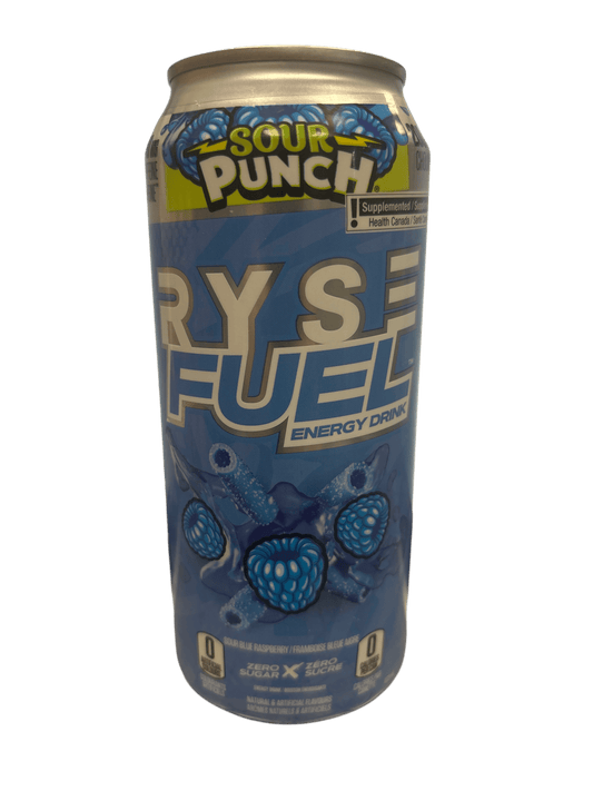 RYSE Fuel Sour Punch Blue Raspberry Zero Sugar Energy Drink