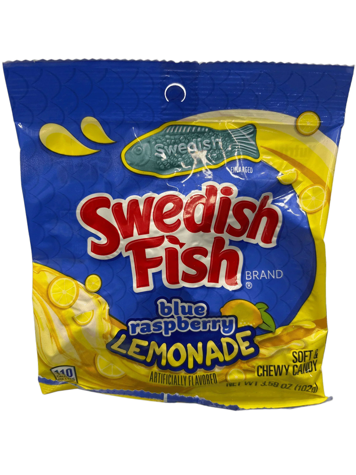 Raspberry Swedish Fish Swedish Fish Blue Raspberry Lemonade Candy Bag 102G