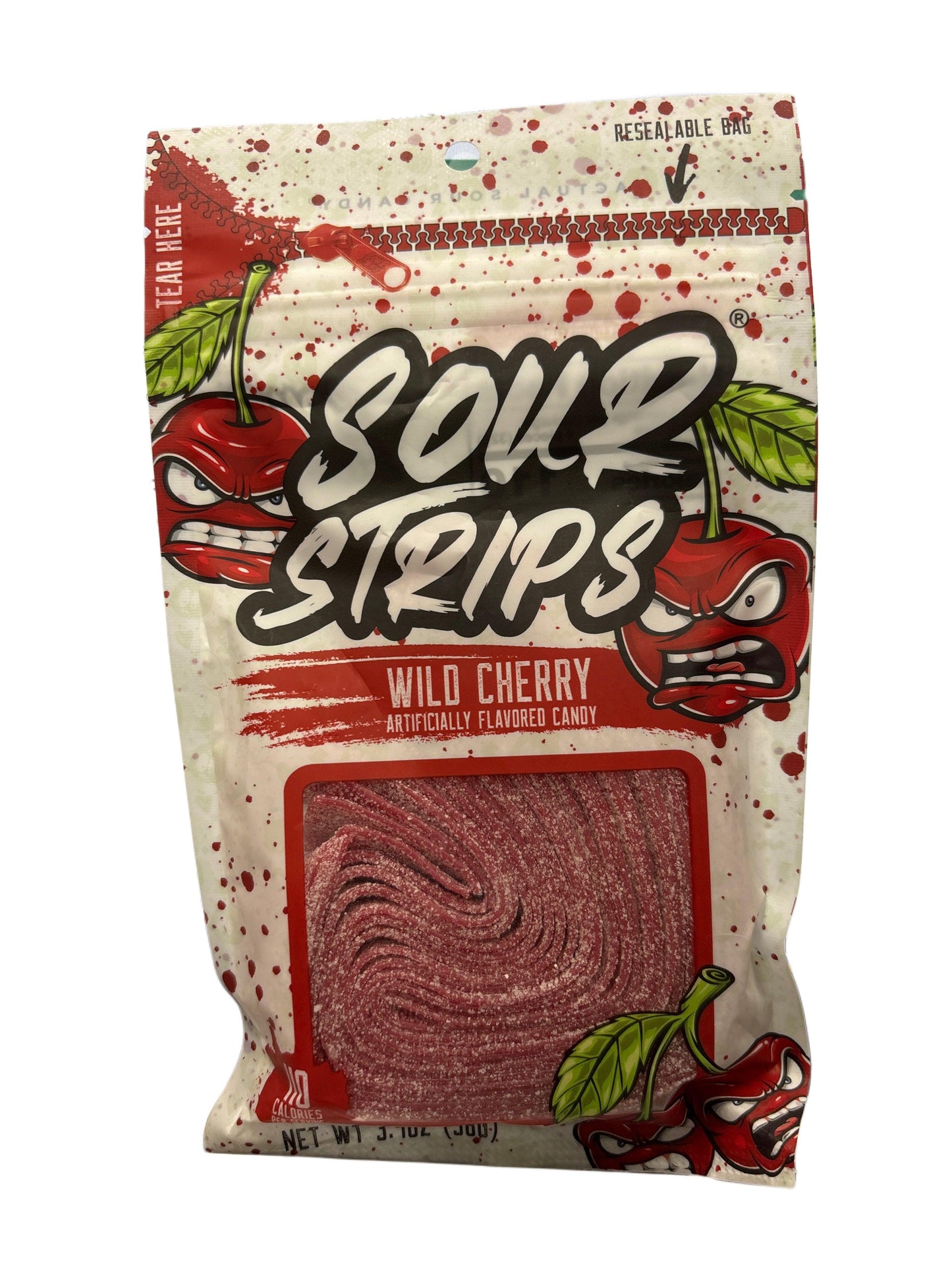 Sour Strips Wild Cherry 96G