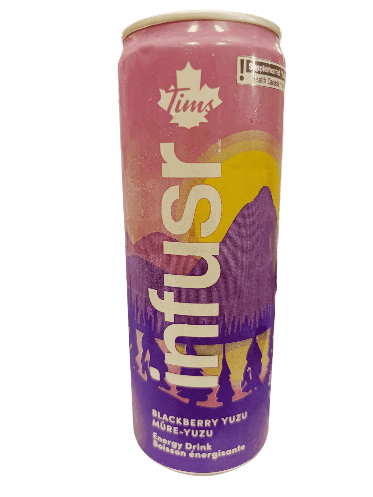 Infusr Tim Hortons INFUSR Blackberry Yuzu Energy Drink 355ML - Canada Edition