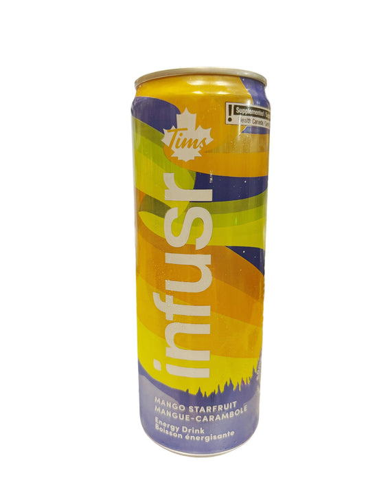 Tim Hortons INFUSR Mango Starfruit Energy Drink 355ML - Canada Edition