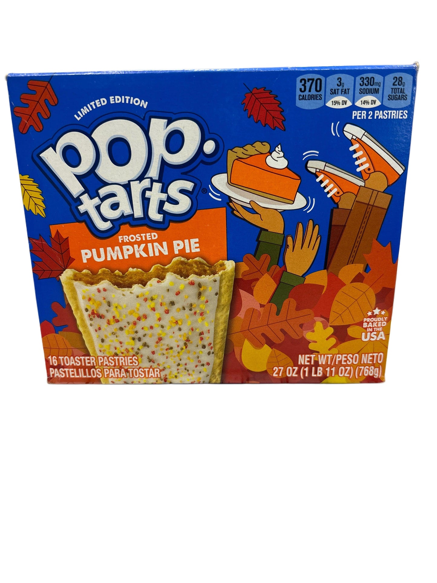 Pop Tarts Frosted Pumpkin Pie Limited Edition - 16 Value Pack