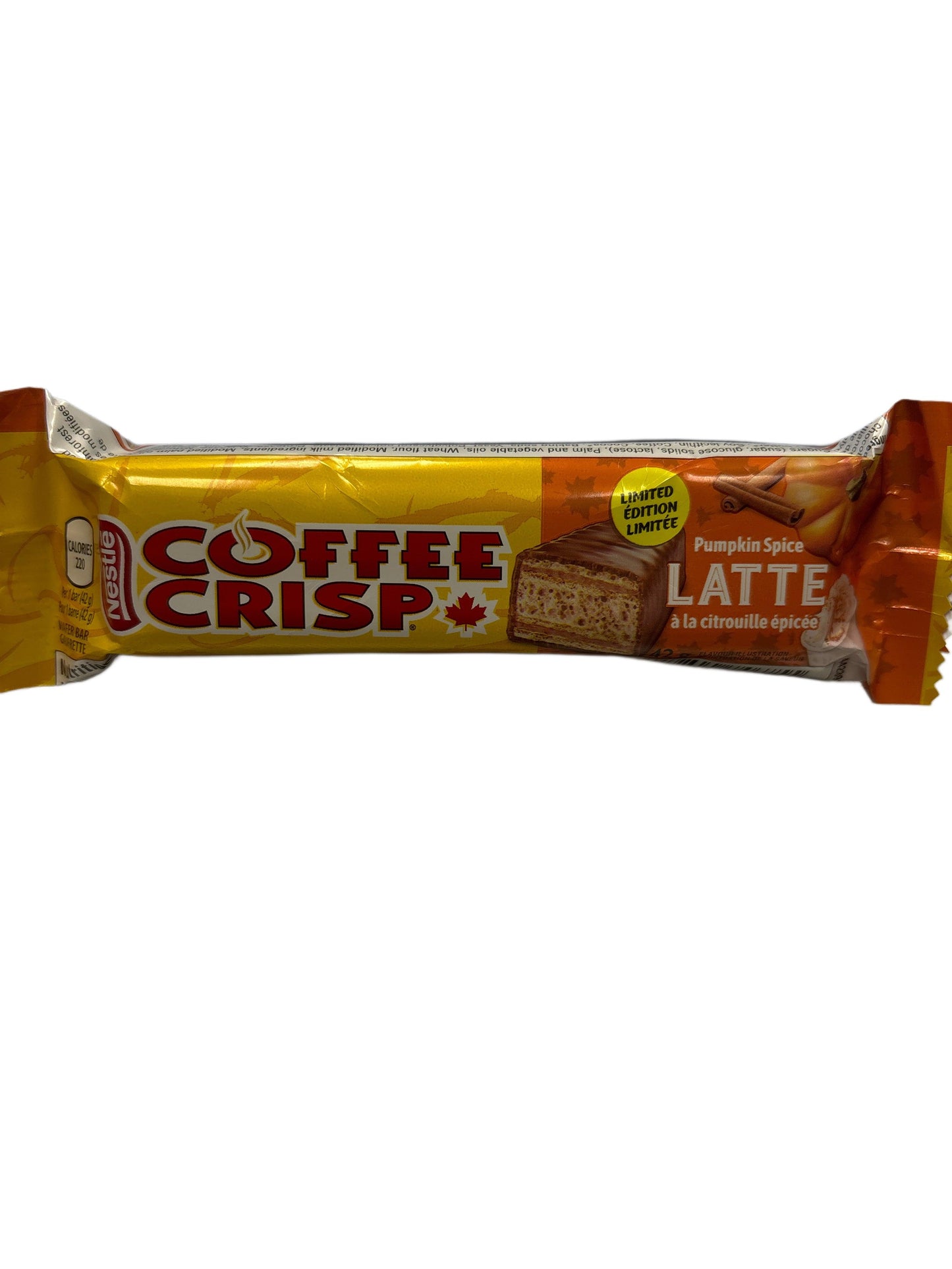 Coffee Crisp Pumpkin Spice Latte 42G Limited Edition