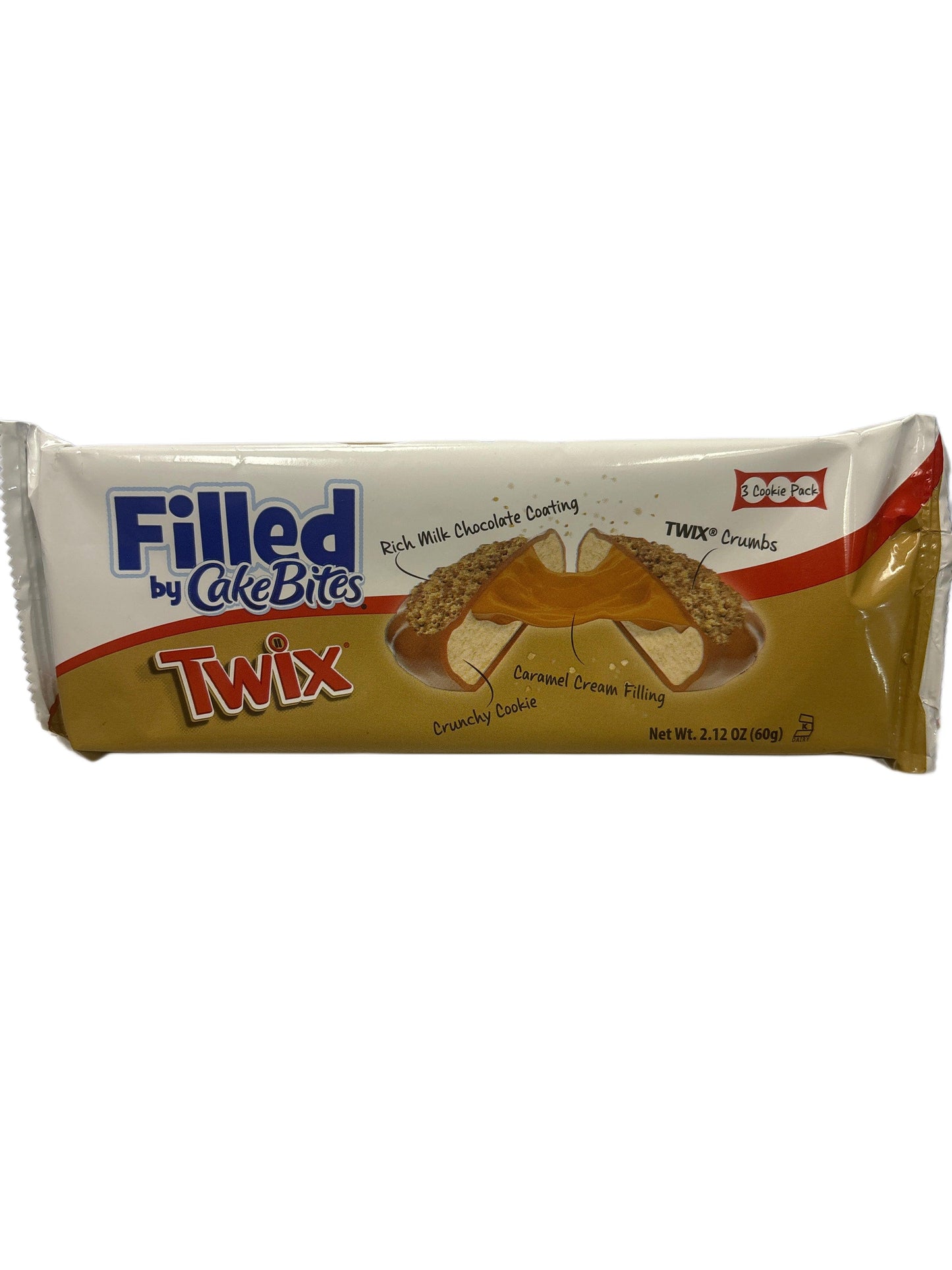 Twix Filled By Cake Bites 2.12OZ