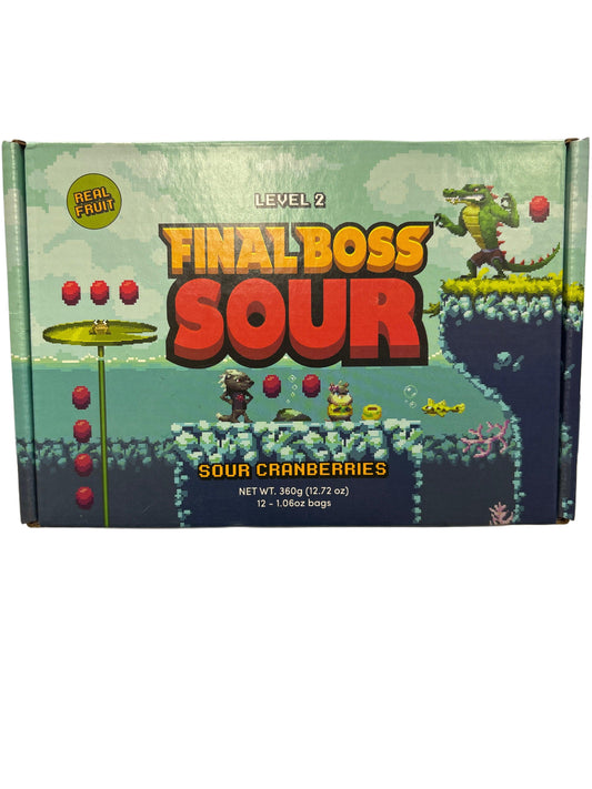 FINAL BOSS SOUR Level 2 Sour Cranberries Exclusive Challenge 360G