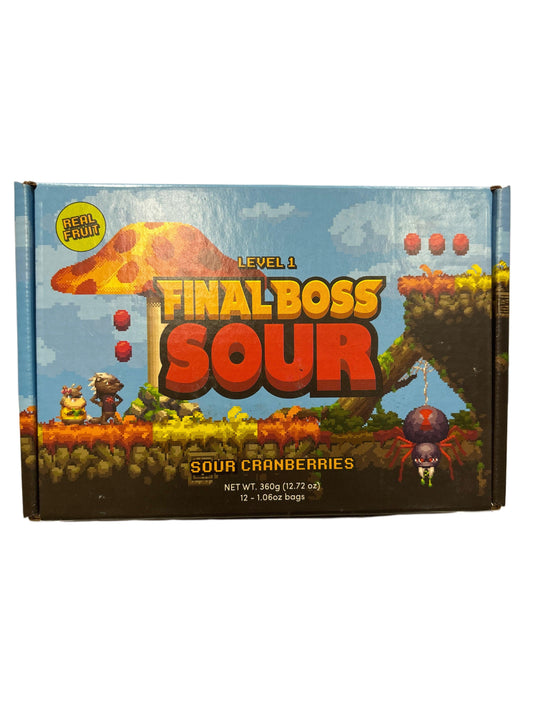 FINAL BOSS SOUR Level 1 Sour Cranberries Exclusive Challenge 360G