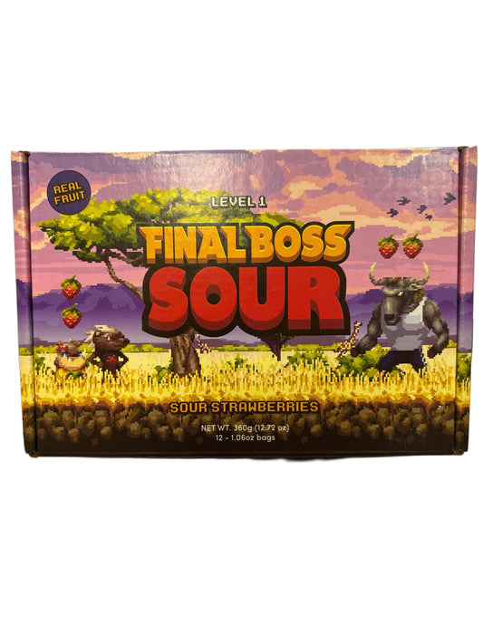 FINAL BOSS SOUR Level 1 Sour Strawberries Exclusive Challenge 360G