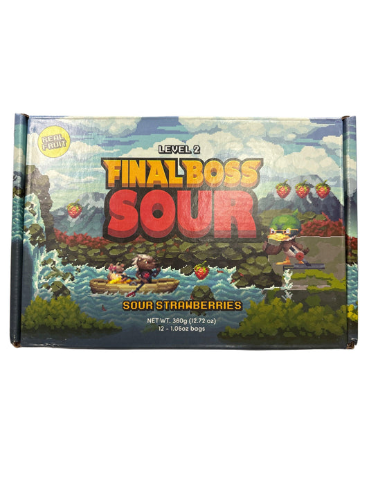 FINAL BOSS SOUR Level 2 Sour Strawberries 360G