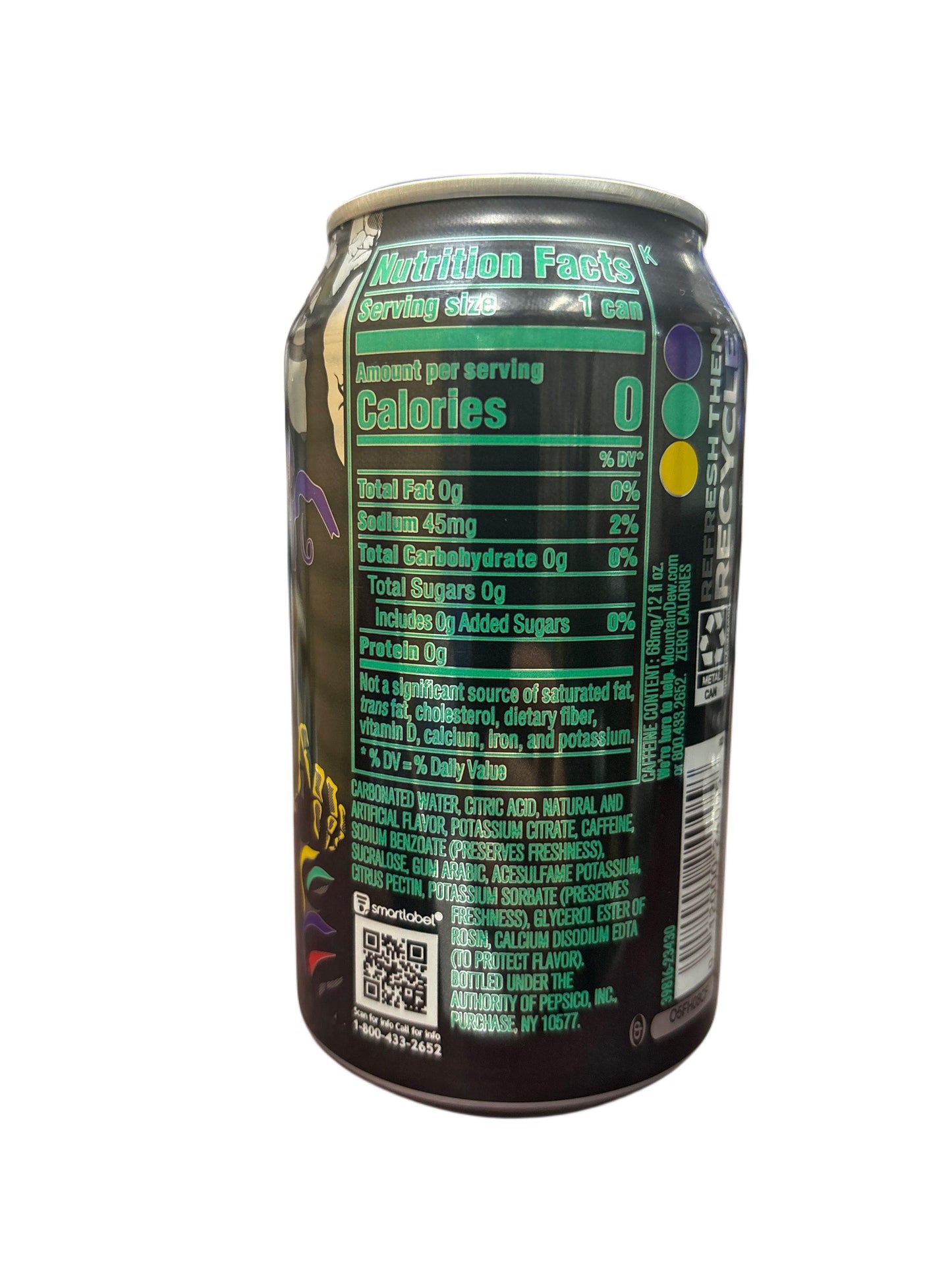 Mountain Dew Zero Sugar VOO DEW 2024 355ML