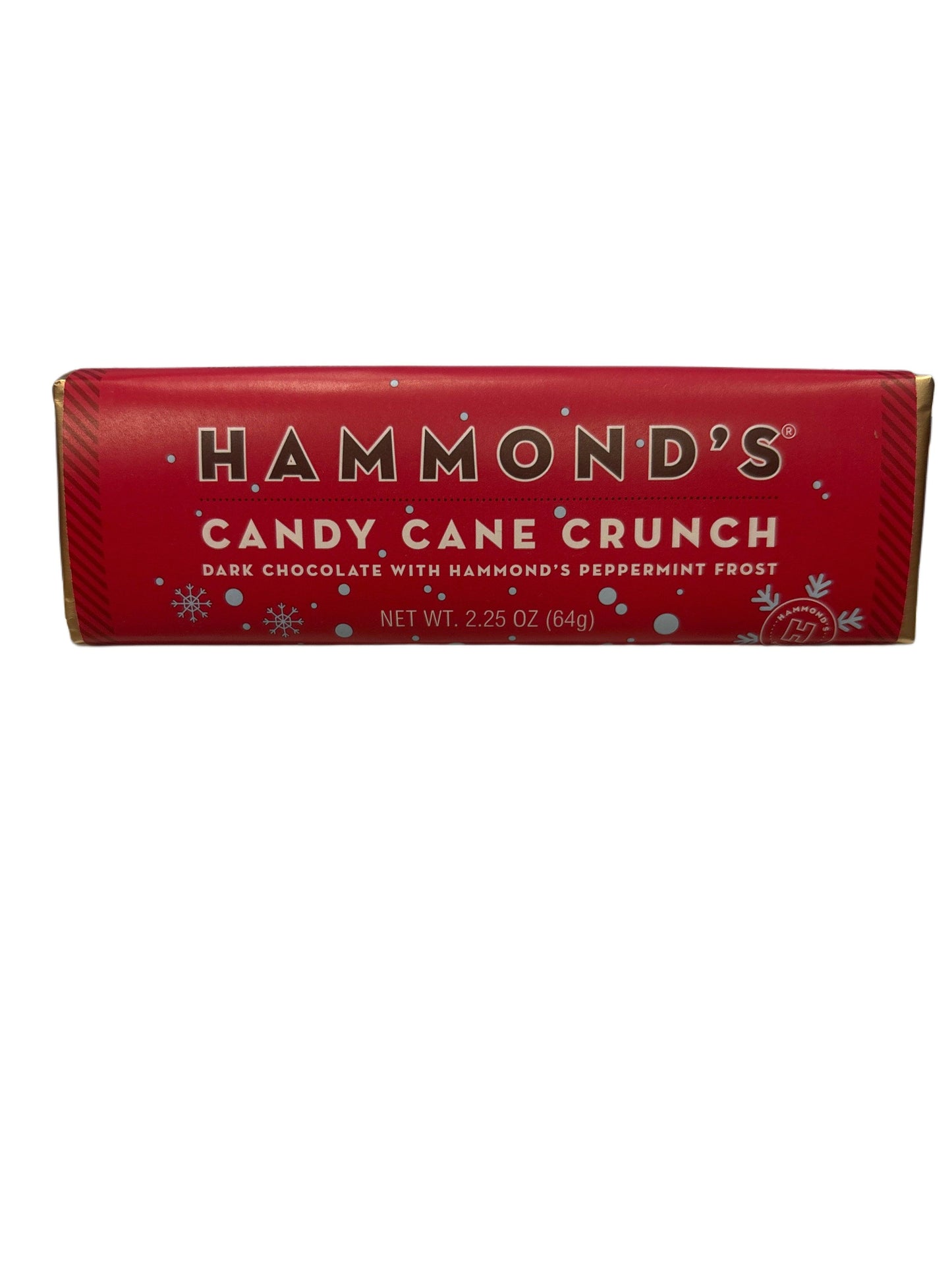 Hammond's Candy Cane Crunch Dark Chocolate Peppermint Frost 2.25OZ