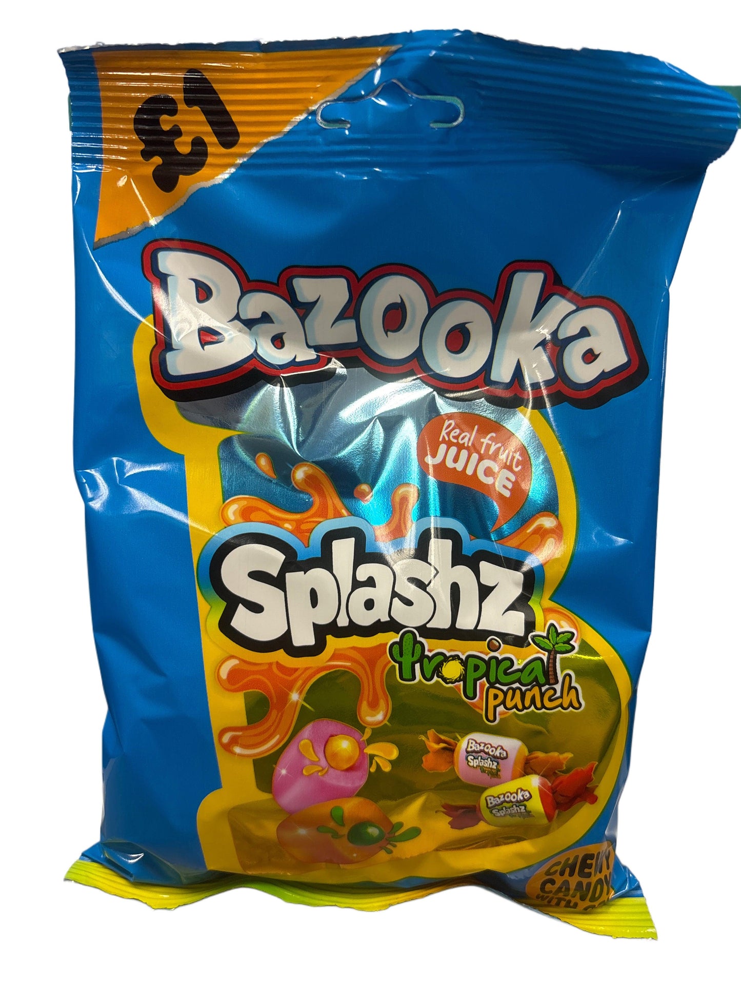 Bazooka Splashz Tropical Punch 120G