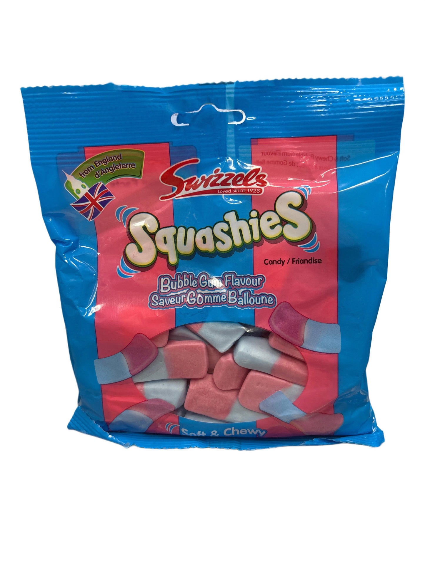 Squashies Bubble Gum Flavour 160G - U.K Edition