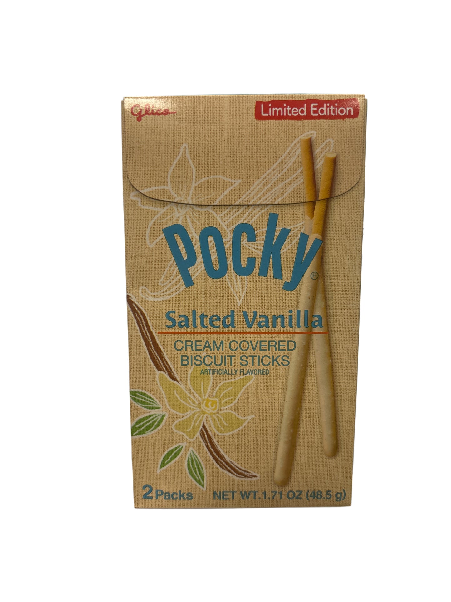 Pocky Salted Vanilla Cream Covered Biscuit Sticks 1.71OZ