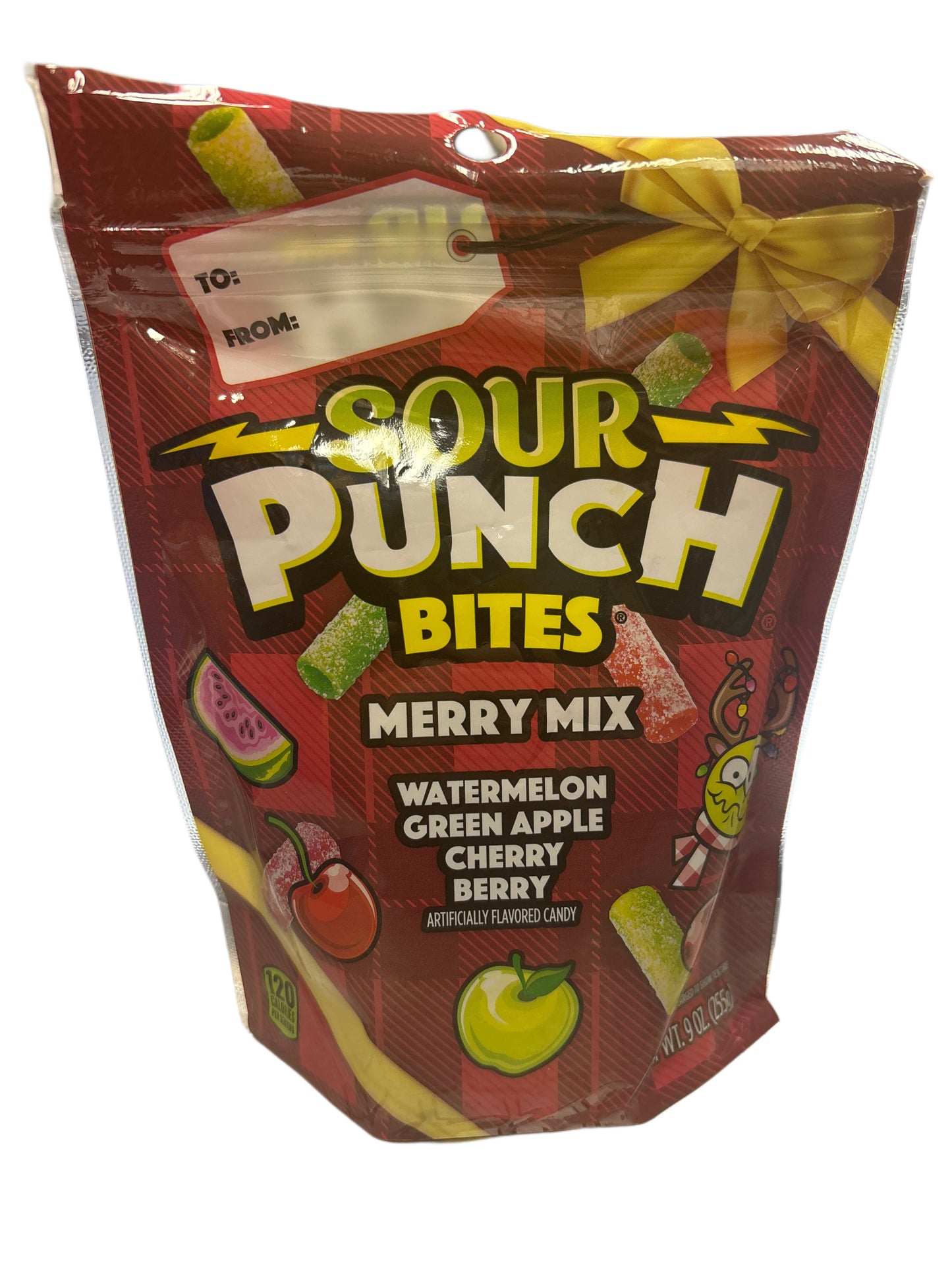 Sour Punch Bites Merry Mix Christmas 9oz