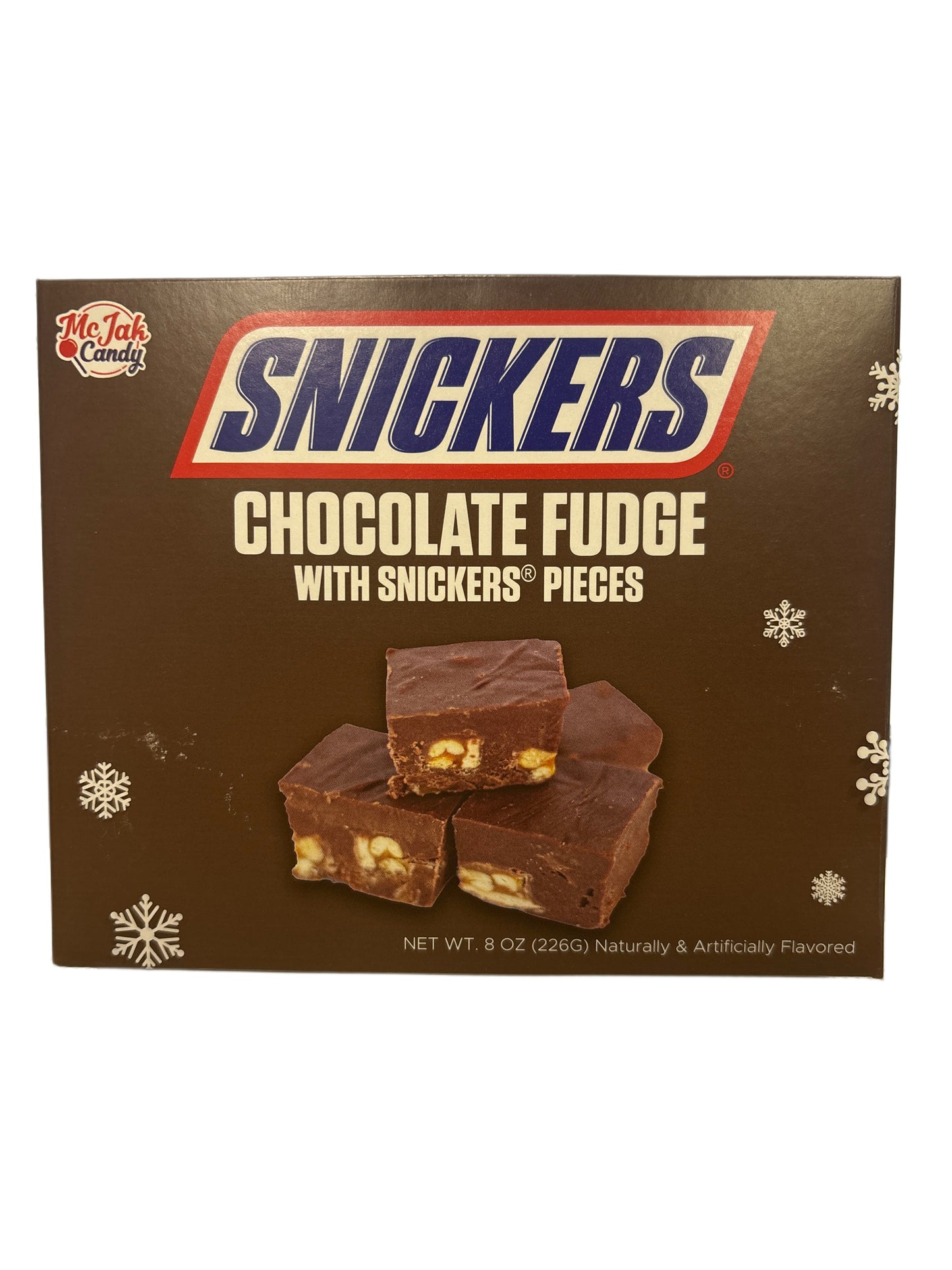 Snickers Chocolate Fudge Holiday With Snickers Pieces 8OZ