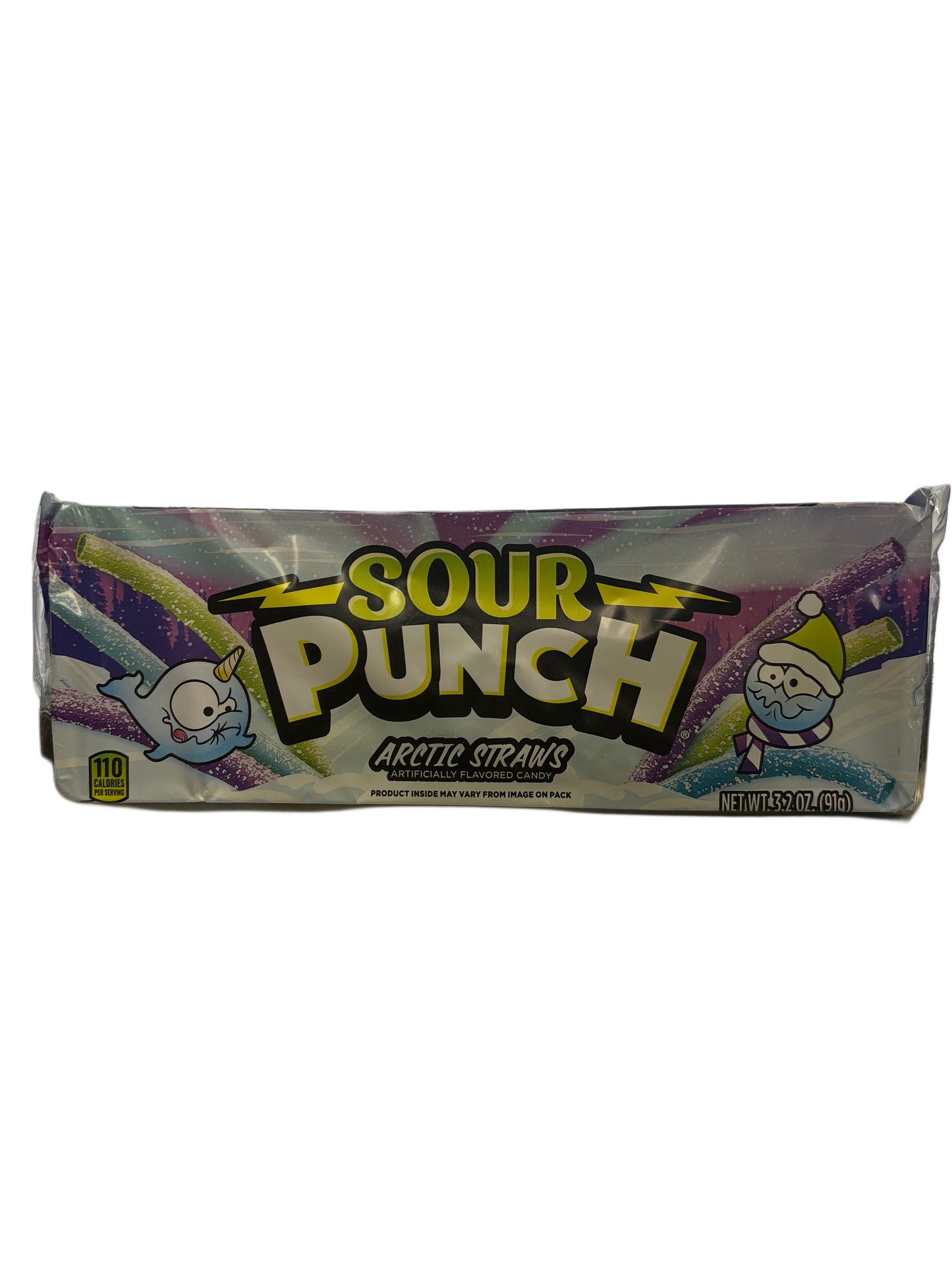 Sour Punch Winter Arctic Straws 3.2OZ