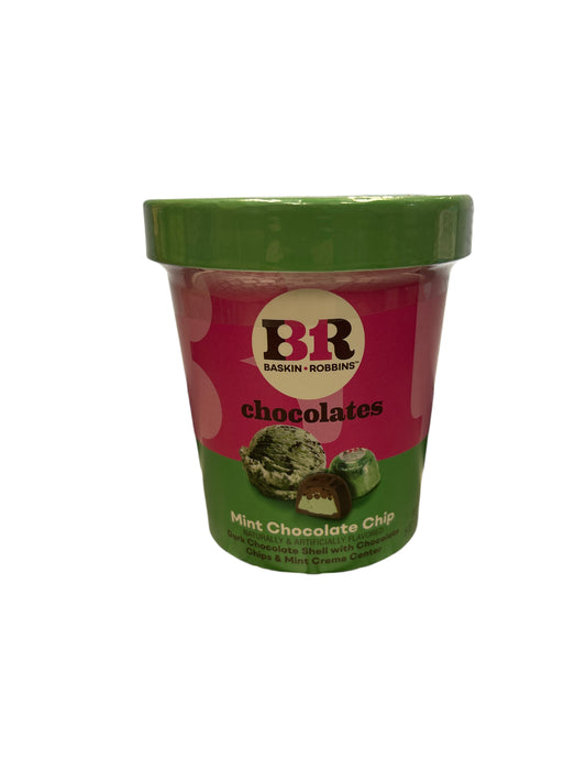 Baskin Robbins Mint Chocolate Chip Cookie Dough 5OZ