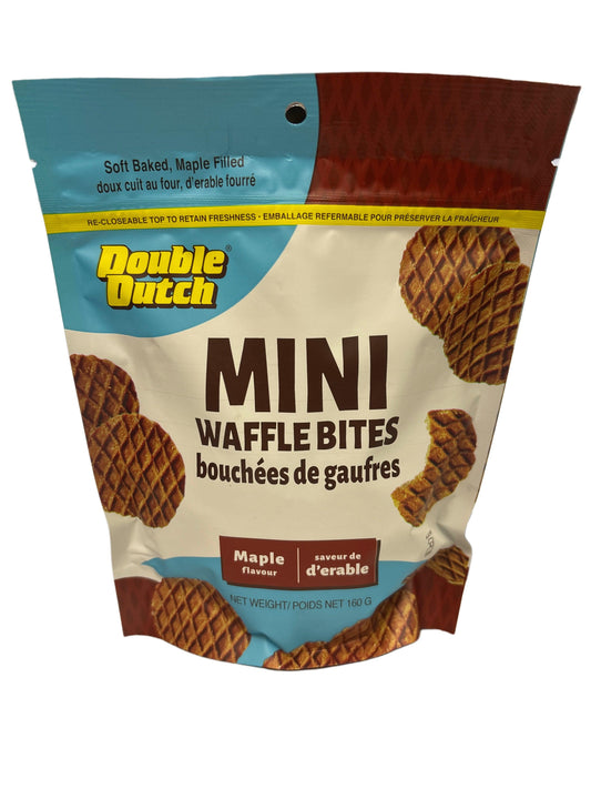 Double Dutch Mini Waffle Bites Maple 160G