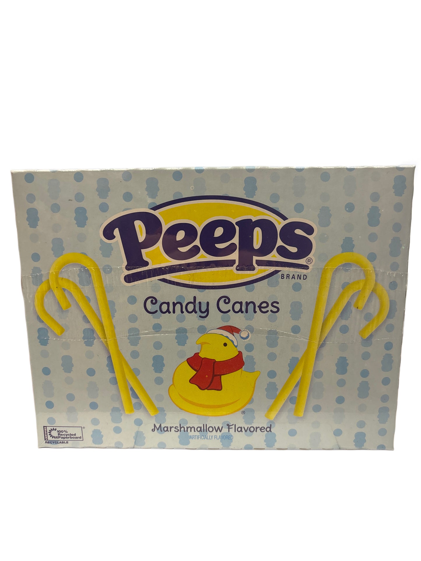 PEEPS Marshmallow Flavored Candy Canes - 12 Pack