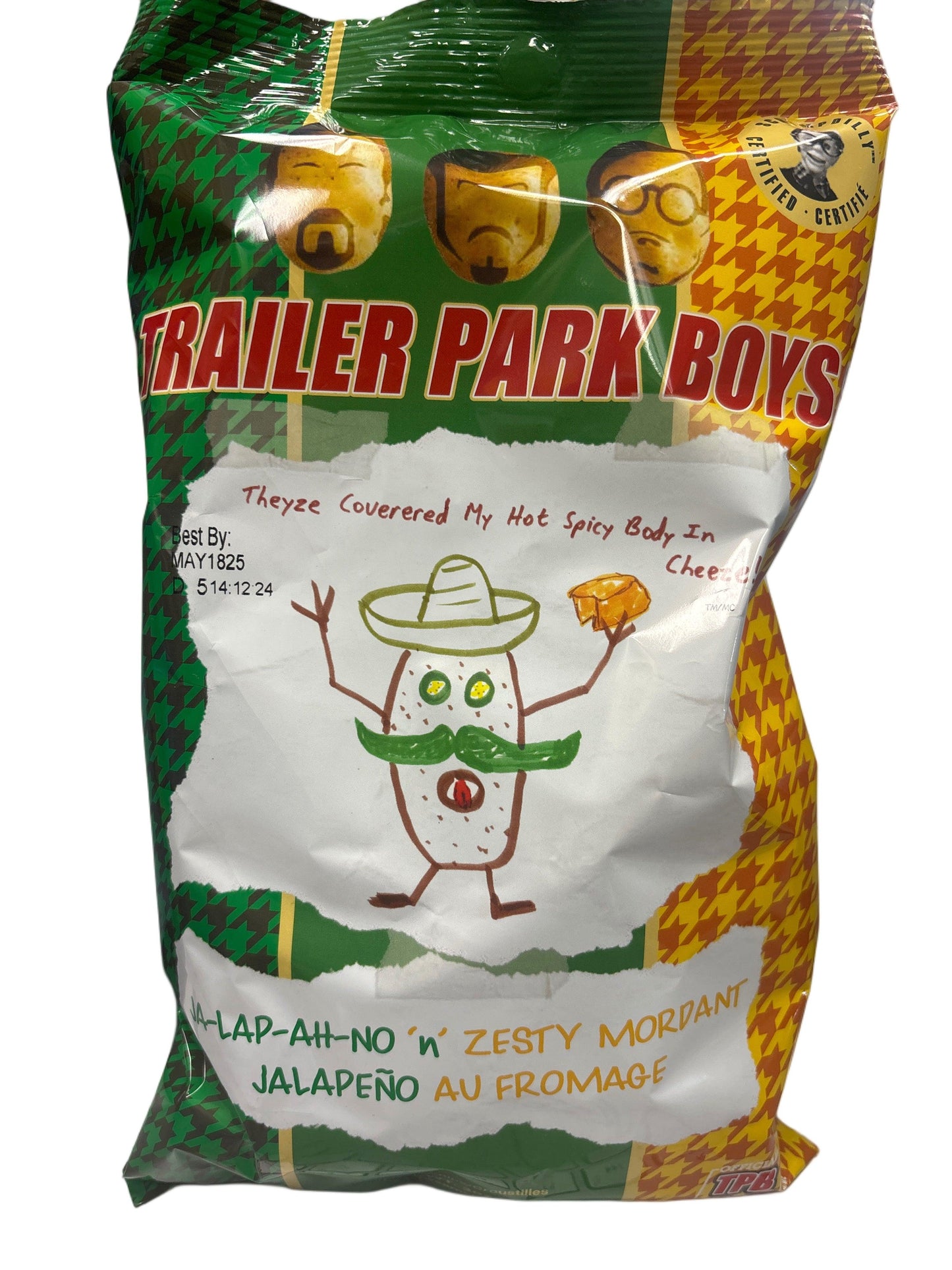 Trailer Park Boys Jalapeno Zesty Mordant Chips 3OZ