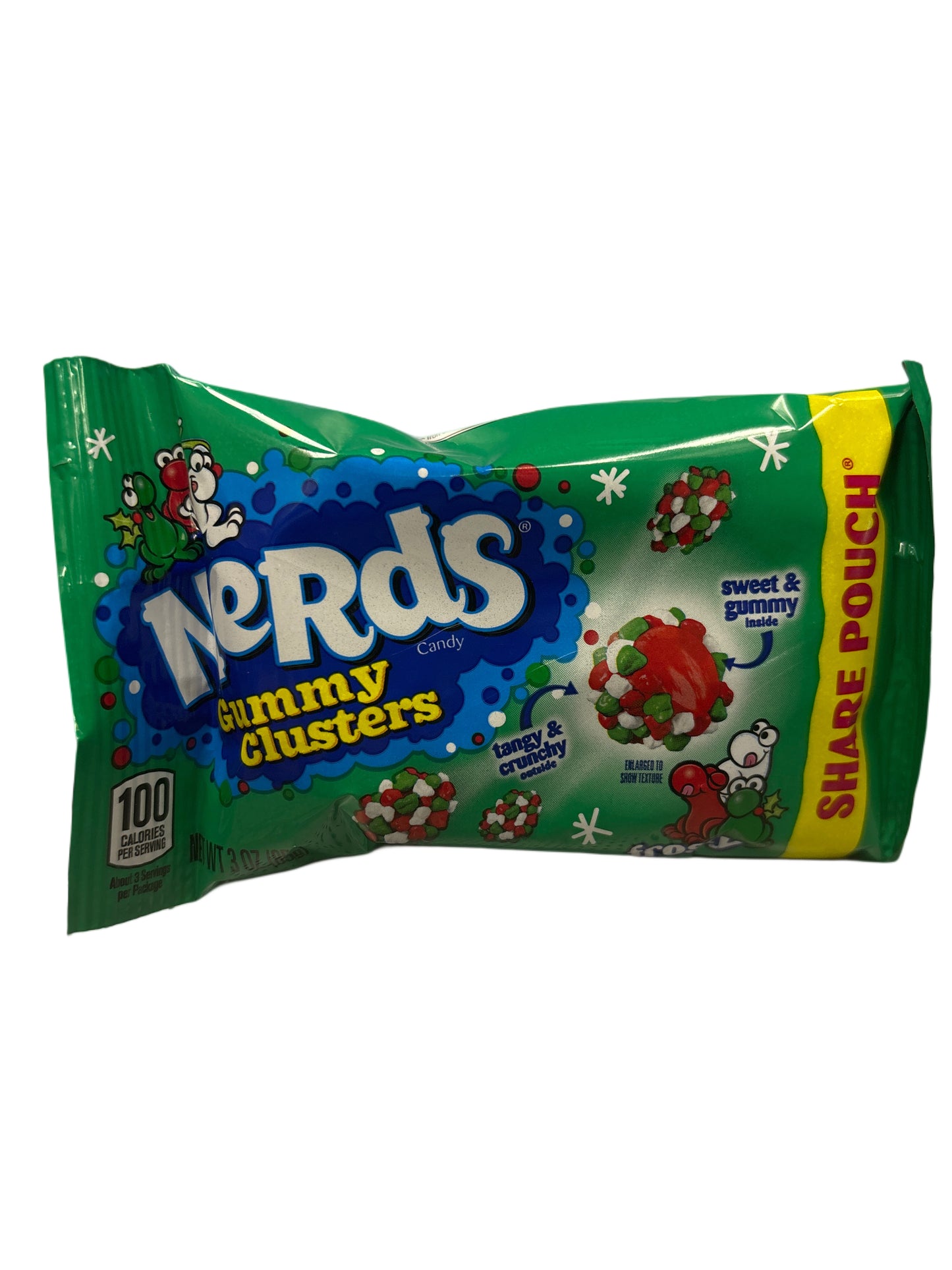 Nerds Holiday Gummy Clusters Share Pack Christmas 3OZ