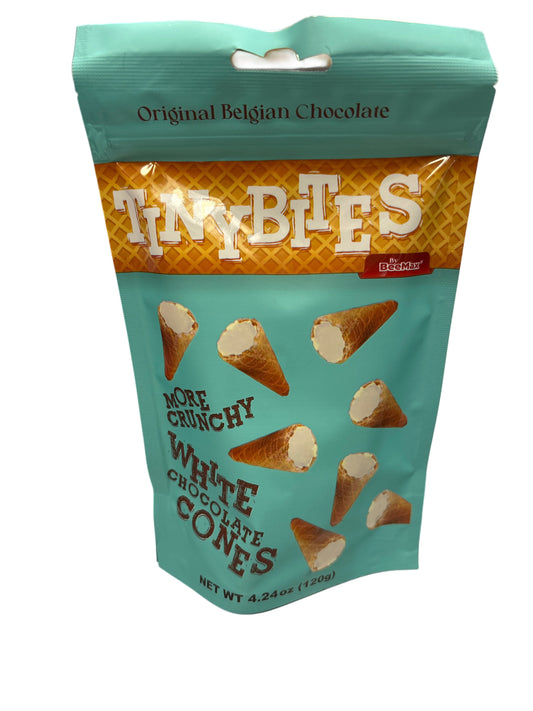 Tiny Bites White Chocolate Cones 4.24OZ