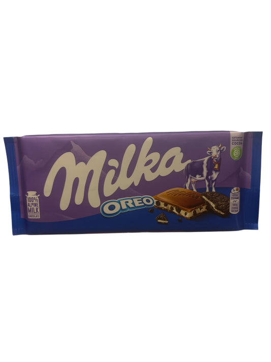 Milka Oreo Chocolate Bar 100G - U.K Edition