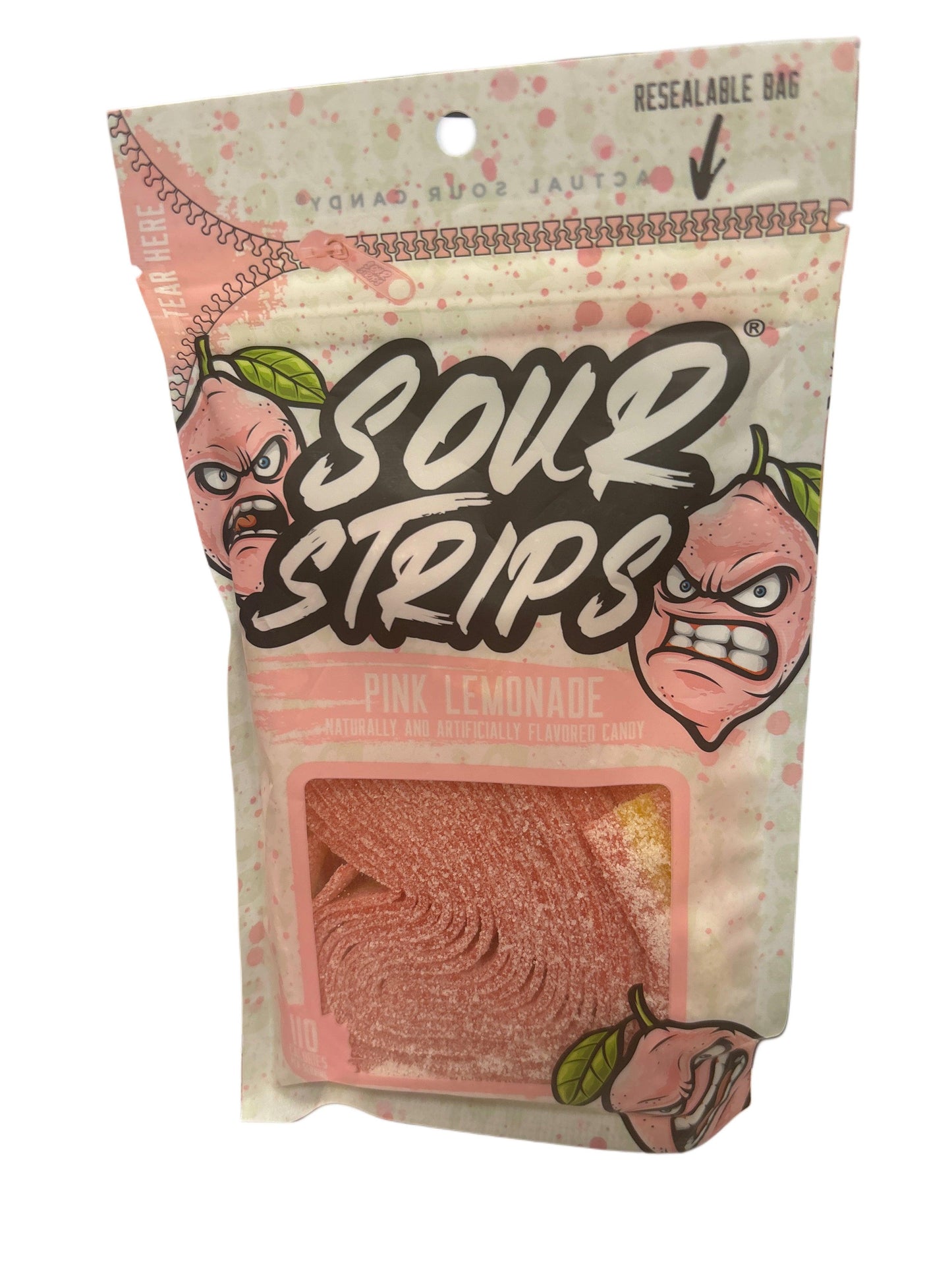 Sour Strips Pink Lemonade 3.4OZ