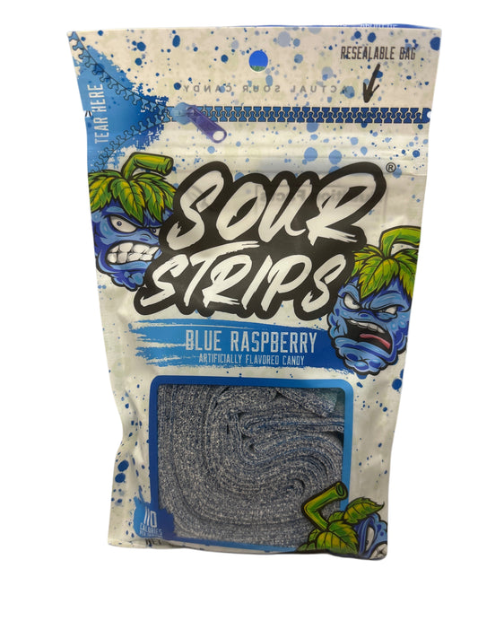 Sour Strips Blue Raspberry 3.40OZ